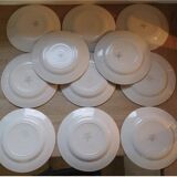 Flat plates Digoin Sarreguemines model Albe