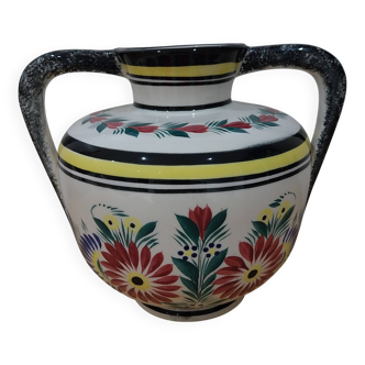 Vase faience quimper henriot