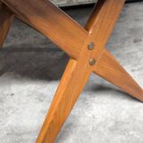Vintage Scandinavian extendable teak table from the 1970s.