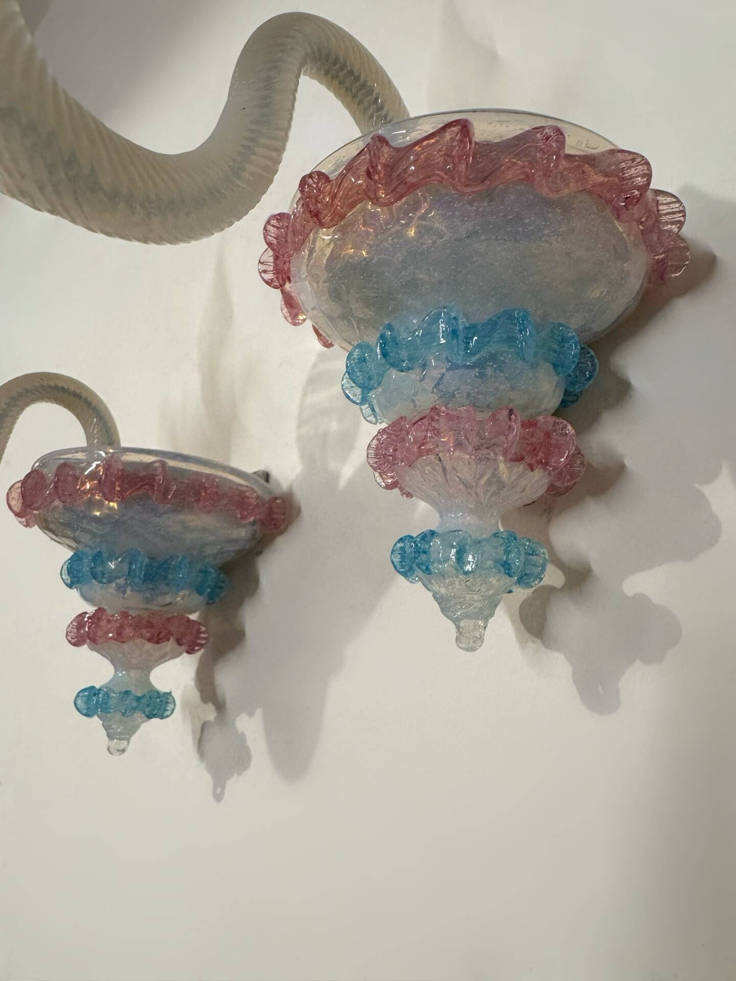Murano glass wall lights from the 1960s