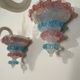Murano glass wall lights from the 1960s