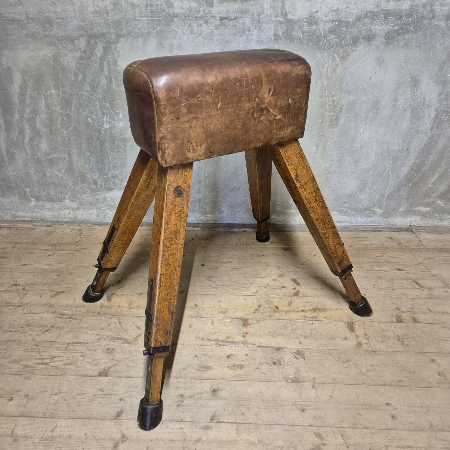 Vintage Gymnastics Vaulting Horse, Czechoslovakia, 1960s