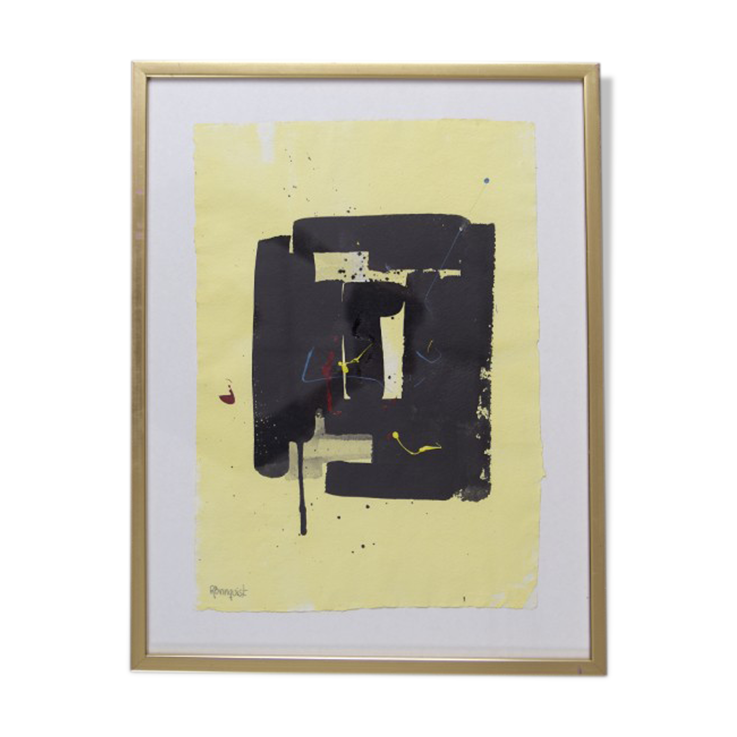 Björn Rönnquist, Composition, Lithograph, 1980s