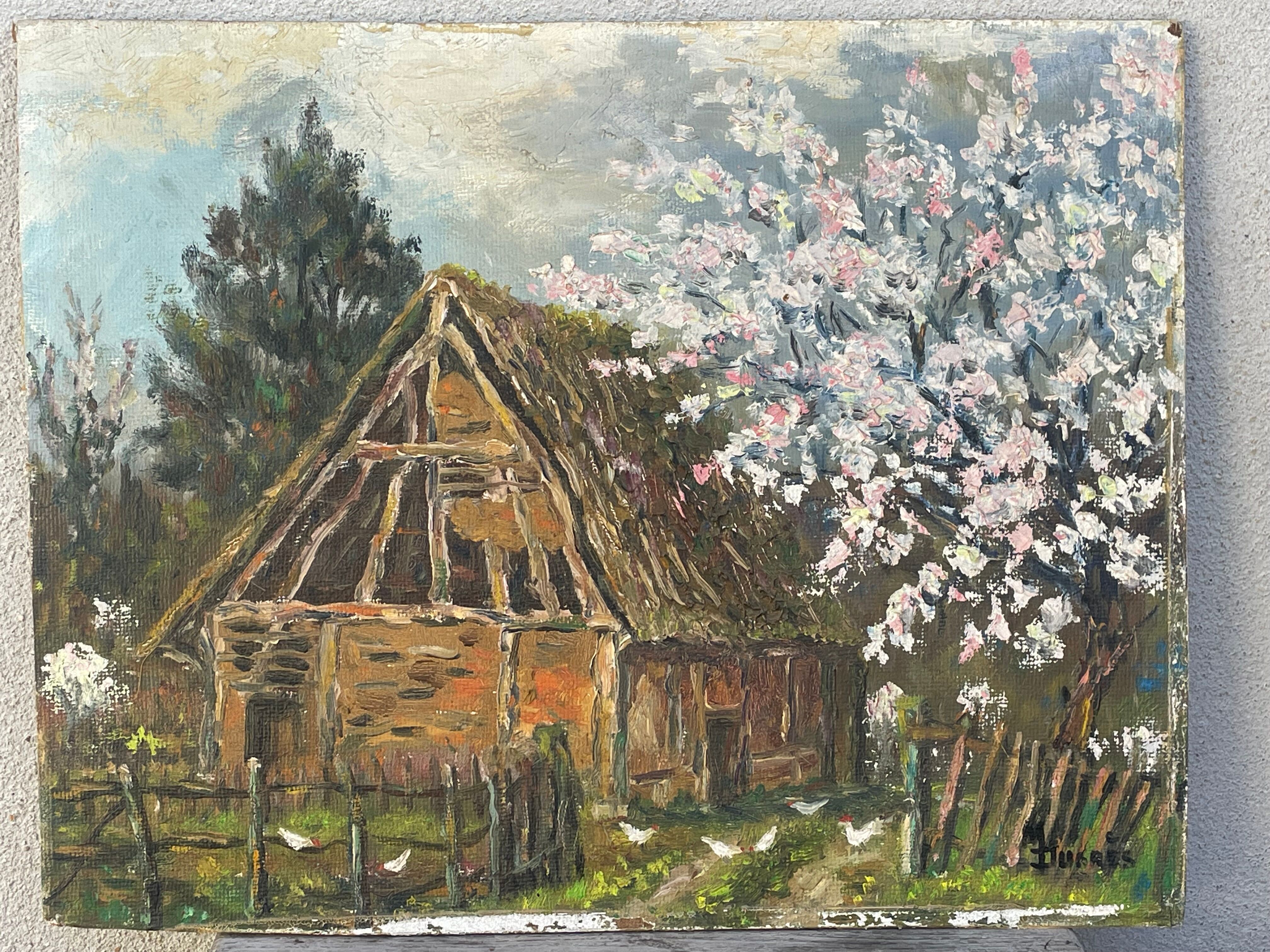Oil on panelPressagny l'orgueilleux by Dugrès 1976
