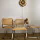 Fauteuil cesca b64 en skaï beige Marcel Breuer