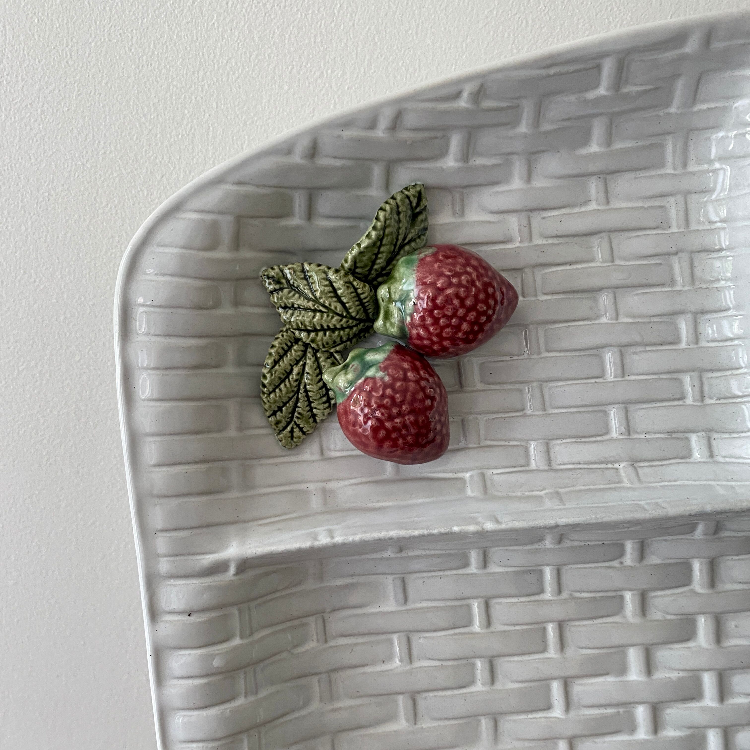 Vintage dish in slip