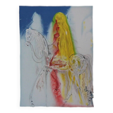Salvador dali: the horses, lady godiva, 1983, signed lithograph