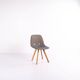 Eyes Wood chair – Erik Jørgensen – Mid grey upholstery – Solid wood