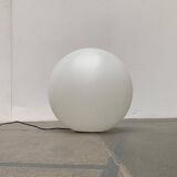 Vintage floor lamp in the shape of a globe from the French space age by SCE, France.
