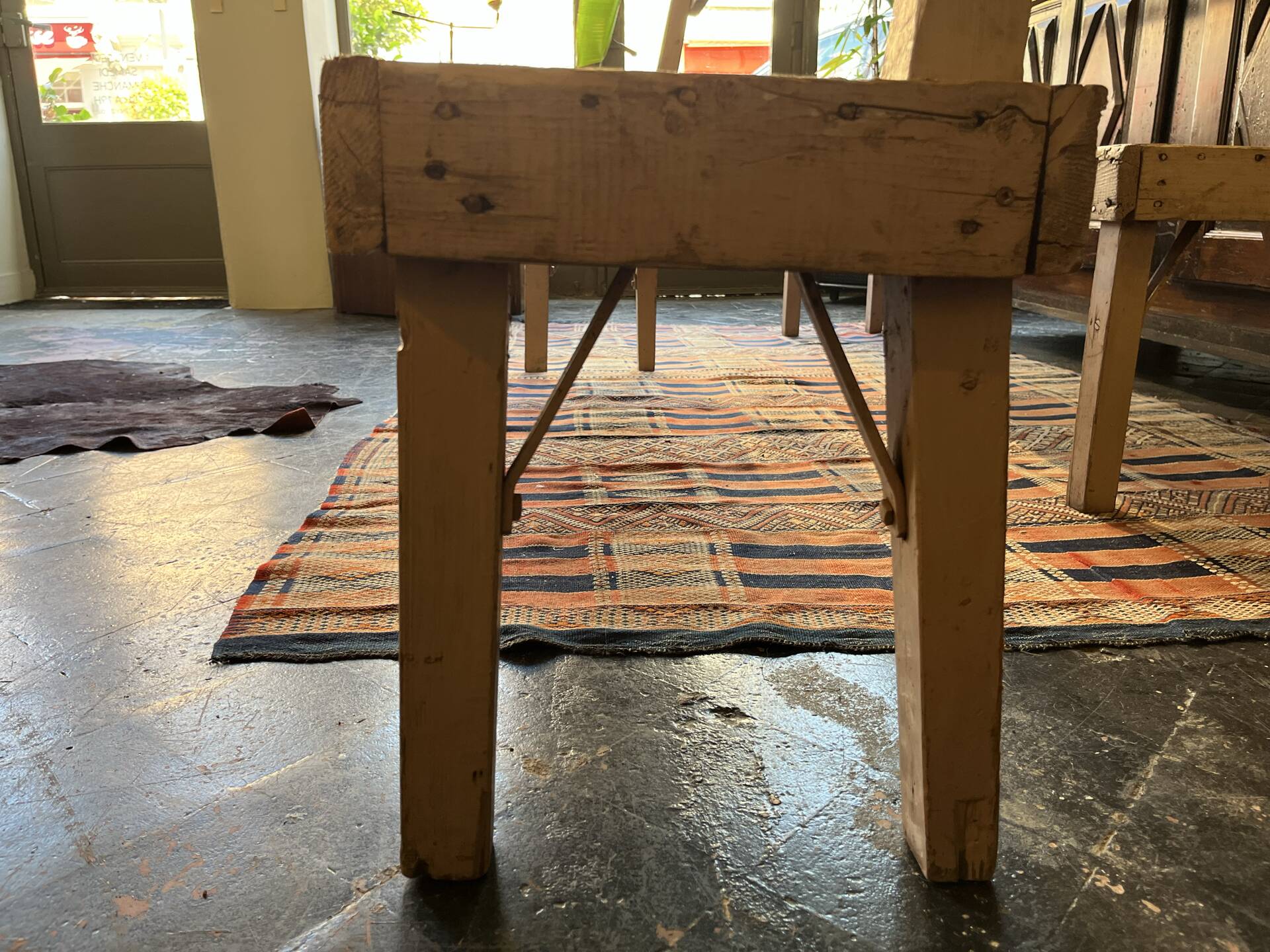 Vintage bench pair