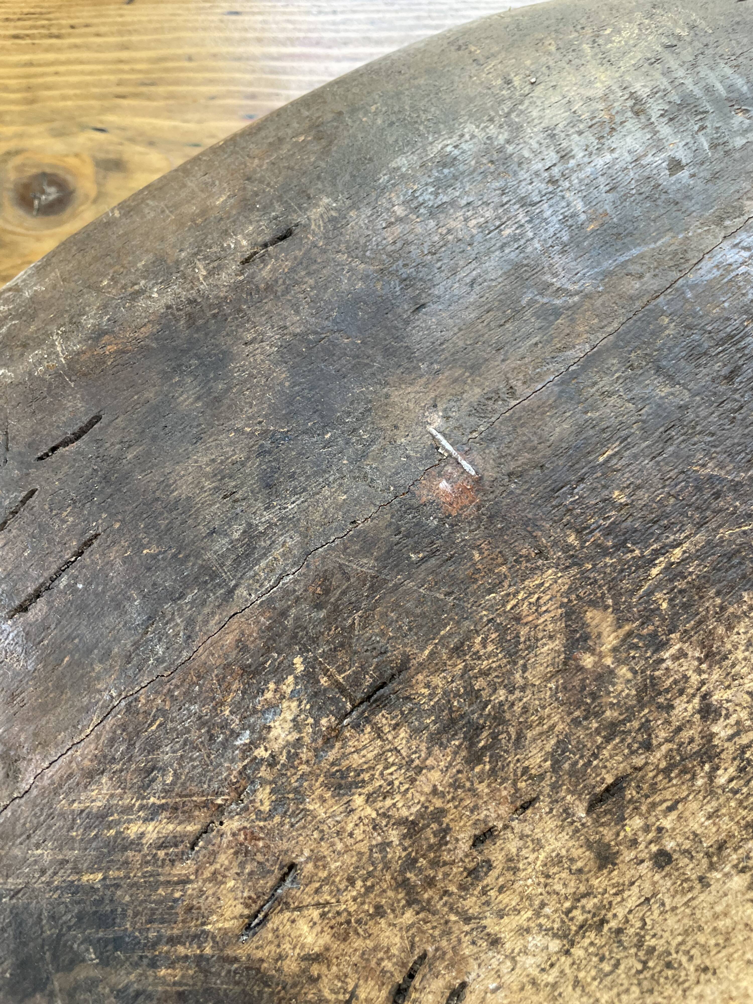 Plat en bois berbère XXL