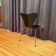 Chair model 3107 designed by Arne Jacobsen, Fritz Hansen, Denmark, 1956