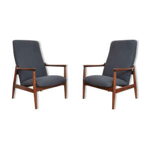 2 fauteuils par Edmund Homa, années 1960