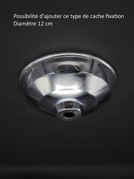 Trio of enamelled sheet metal suspensions