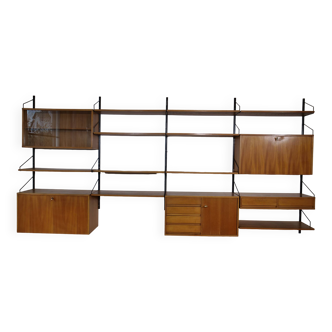 Système d'étagères Ulme (Rüster) Stil Design Skandi, années 1960