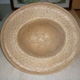 Chapeau colonial, safari en paille