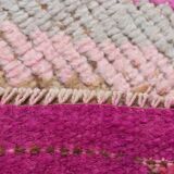 Pink Brown Turkish Runner Rug 86x300Cm SKU 18158
