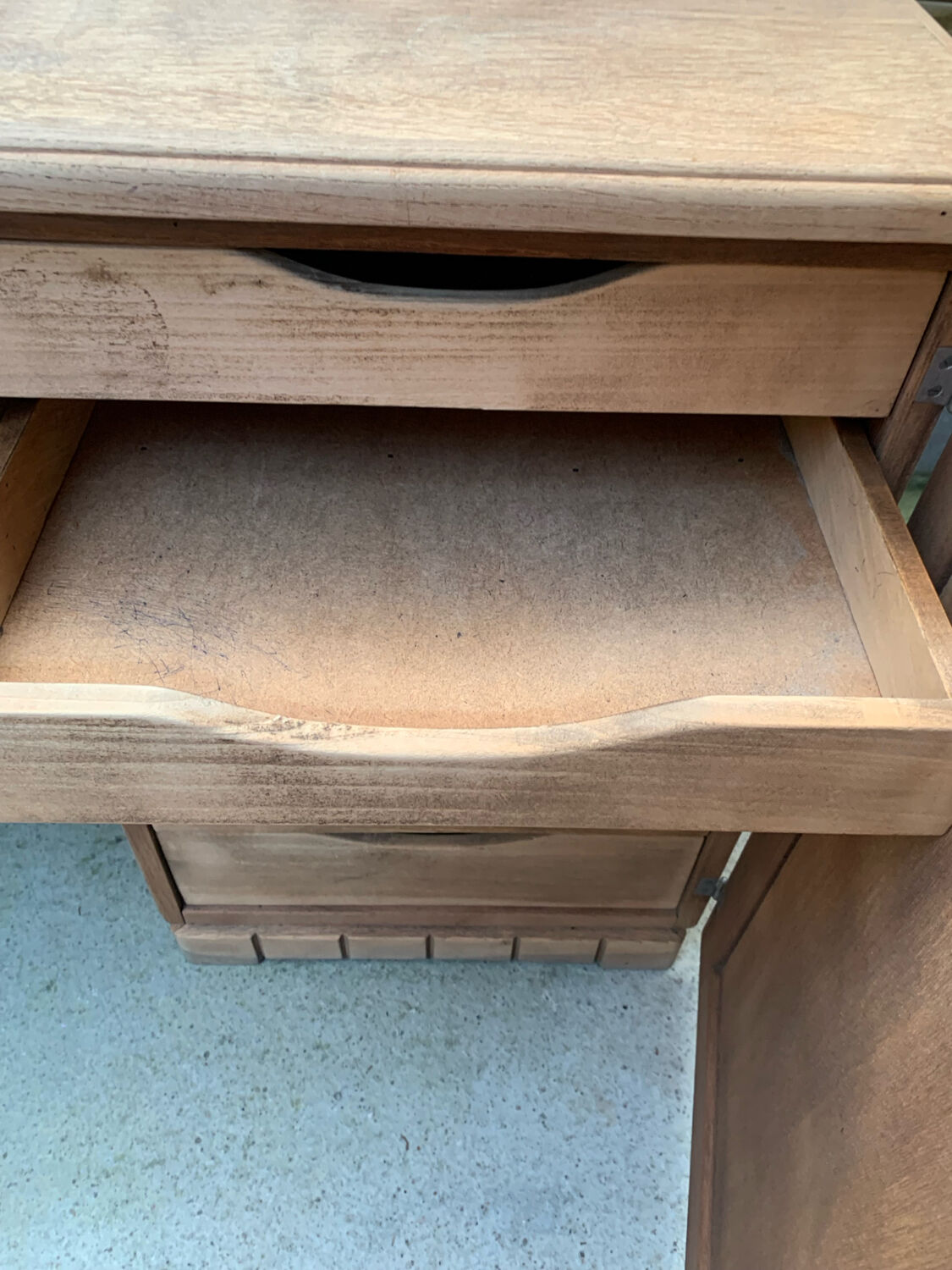 Solid oak Art Deco desk