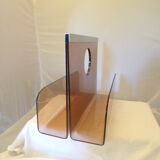 Plexiglas magazine rack 1970