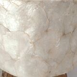 Capiz Tripod Round Stool