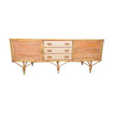 Enfilade en rotin et bambou