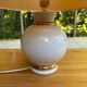 Vintage table lamp in crackled ceramic Rosagaso Spain 1990