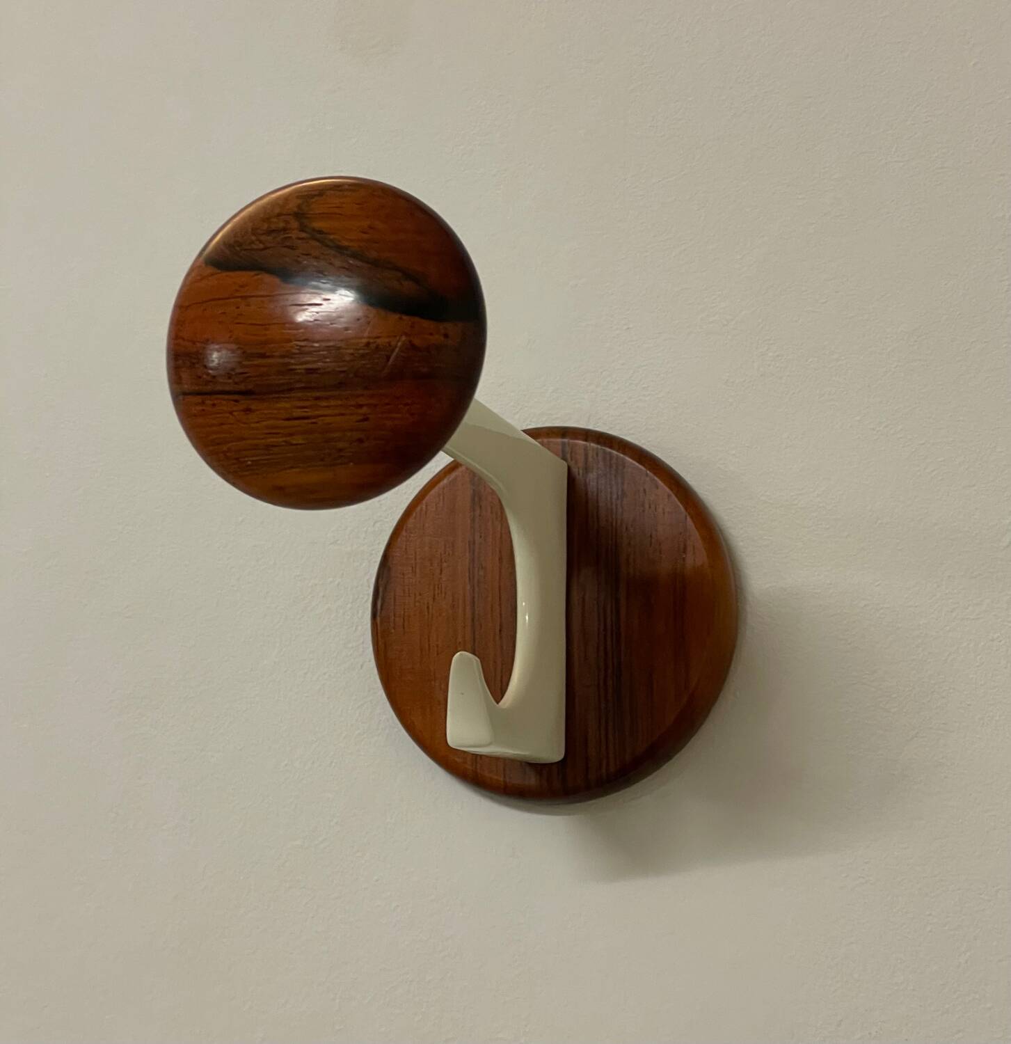 Patère danoise en palissandre, 1950