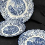 Teapot set and mill stream dish