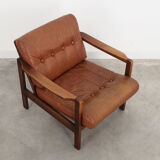 Oak armchair, Danish design, 60s, production: Denmark