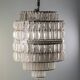 Tiered Crystal Chandelier, 1960s, Czechoslovakia