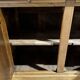 Large cherry wood bookcase
