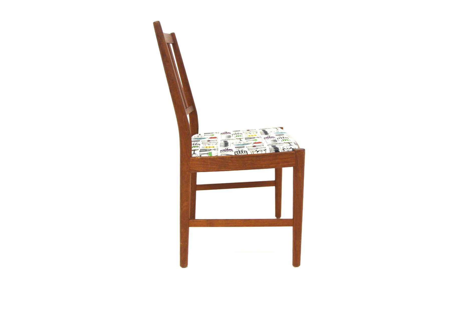 4 Scandinavian teak chairs, Sweden, 1960