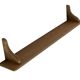 Vintage oak wall rack book shelf 1970s wood minimalist design
