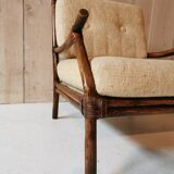 Rattan armchair