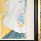 Picasso, reproduction "woman's head" preparatory drawing Guernica