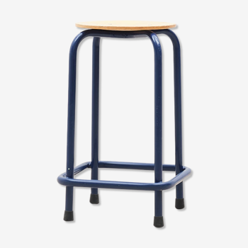 Blue bottom stool