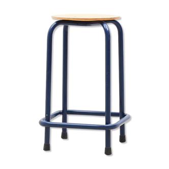 Blue bottom stool