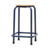 Tabouret bas bleu