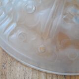 Suspended glass ceiling lamp