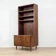Scandinavian solid wood library, Mid-Century style, 1960s