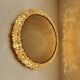 Large Vintage Luxury Crystal Brass Witch Mirror