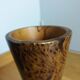 Diabolo vase in marbled lacquered wood Art Deco