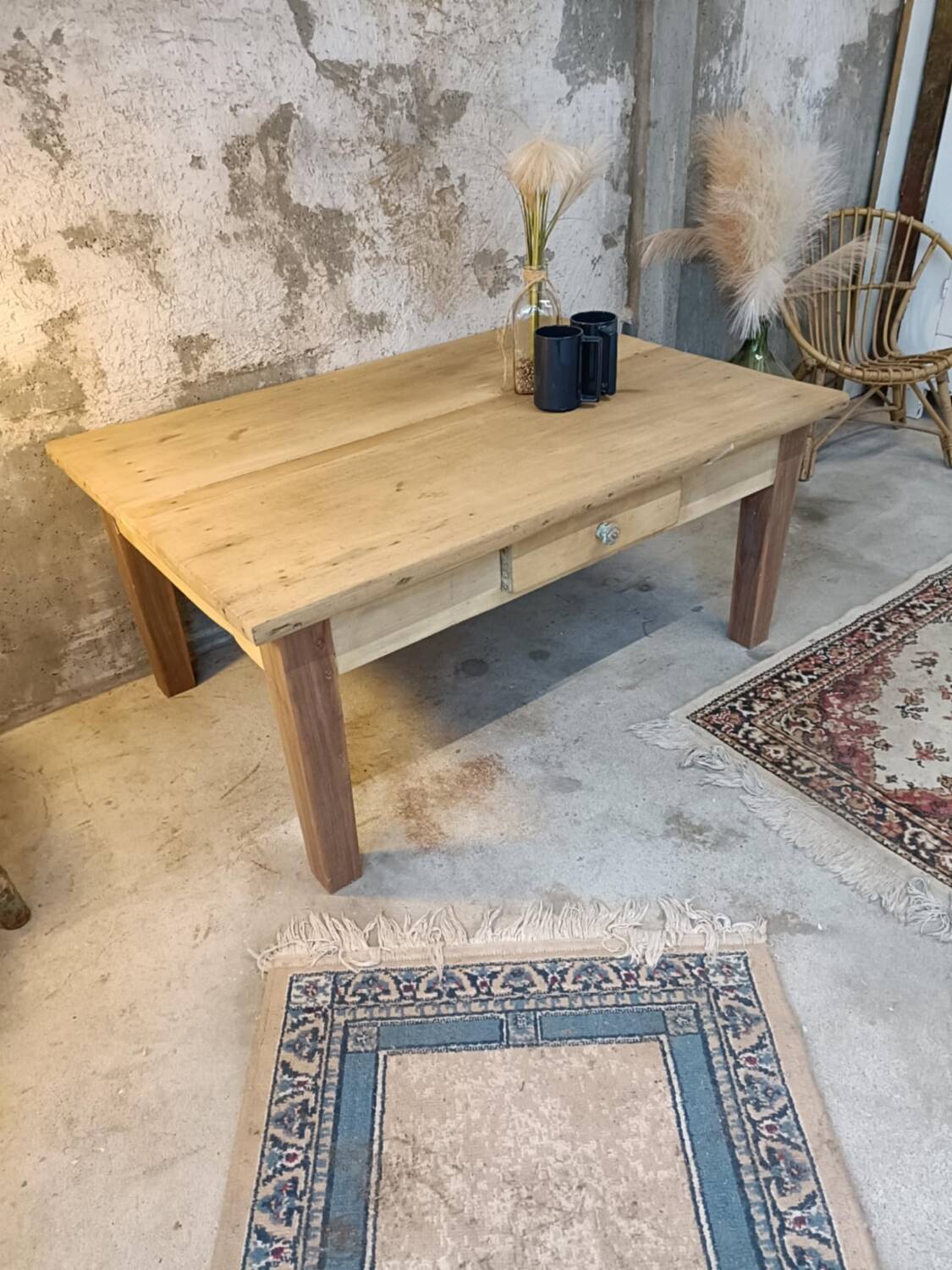 Table basse de ferme
