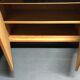 Sideboard in wood and black laque, circa 1960s
