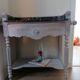 Beautiful antique dressing table, reimagined with a marble top.