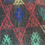 Vintage turkish kilim cushion cover 40 x 40 cm