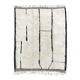 Sala - Custom black and white Moroccan Berber rug