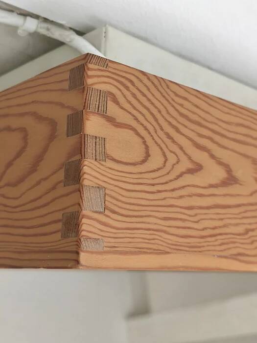 Alda pine ceiling light, Swedish 1970s