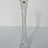 Large Bohemian Crystal Vase - Tom Model - Czechoslovakia