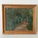 Oil painting by René Férréol Ringenbach "Chailluz Forest"